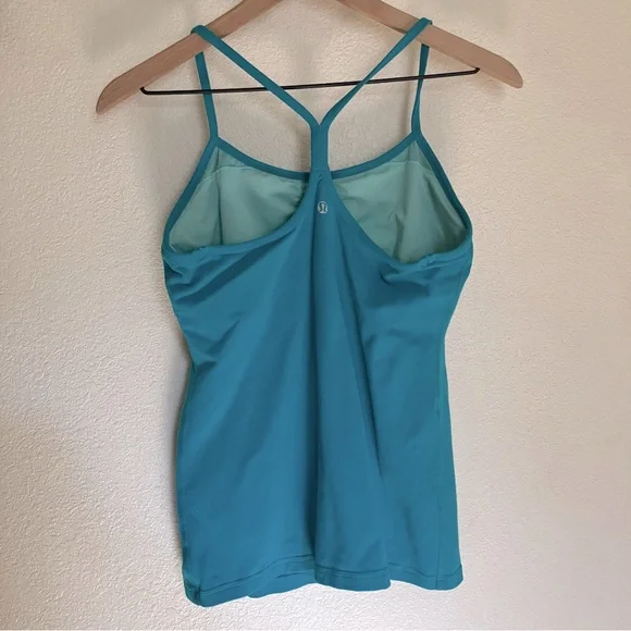 Lululemon Blue Y Tank Top Size 10 - Picture 9 of 10